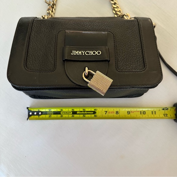 Authenthic Jimmy Choo Padlock Leather Handbag - Picture 15 of 16